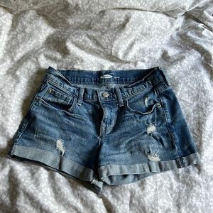 Old navy boyfriend jean shorts